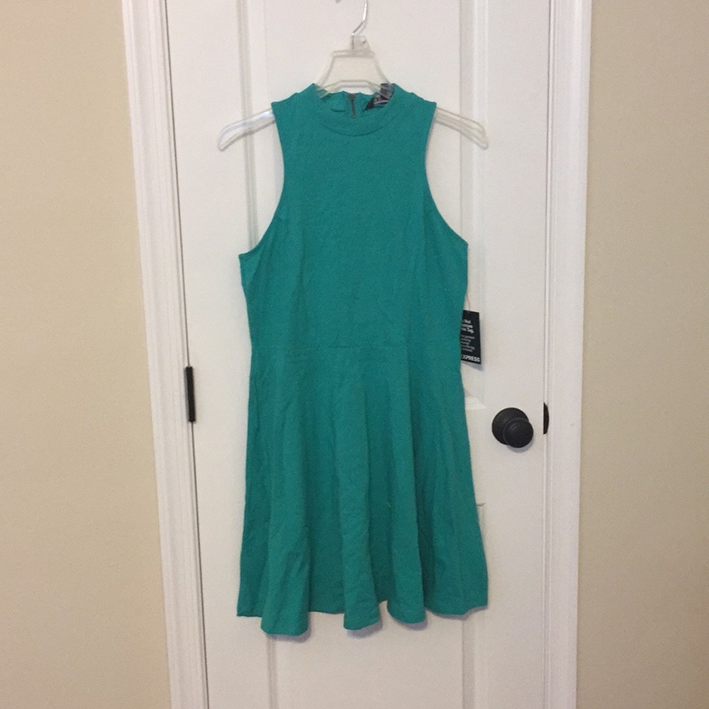 Express teal dress new